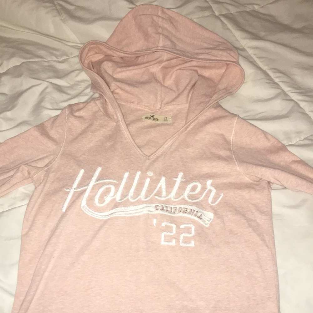 Pink crop top sweater